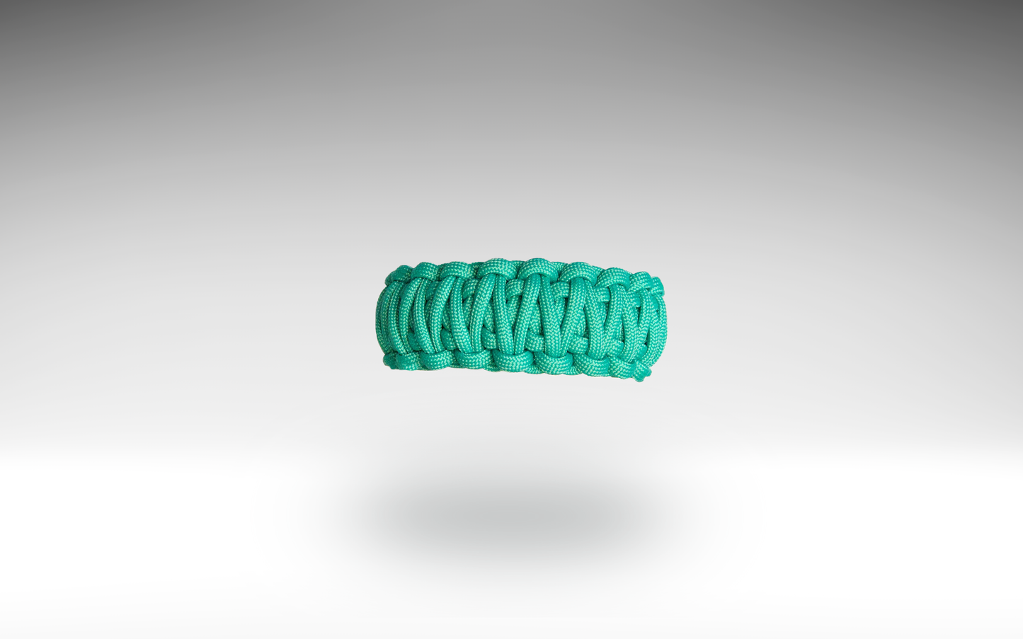 Pulsera Paracord COLOR DARK TURQUOISE con cierrre metalico de la colección Paracolor BGC Blakii