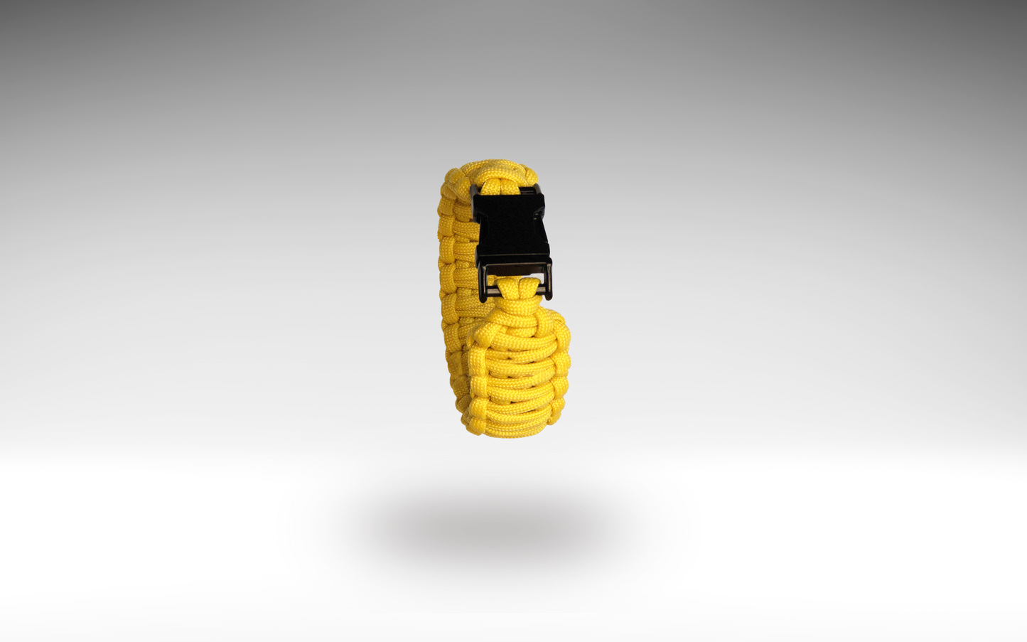 Pulsera Paracord COLOR MELLOW YELLOW con cierrre metalico de la colección Paracolor BGC Blakii