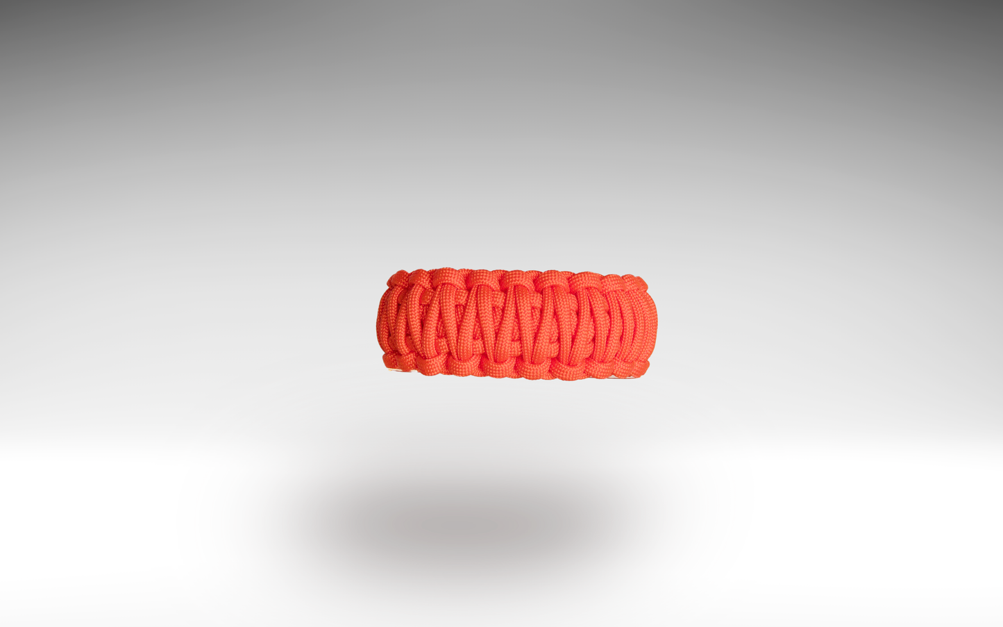 Pulsera Paracord Naranja Neon con cierrre metalico de la colección Paracolor BGC Blakii
