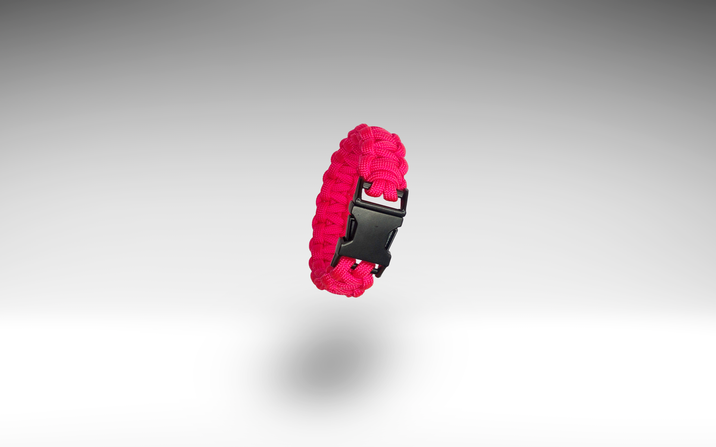 Pulsera Paracord Flamingo Rosado Buckle