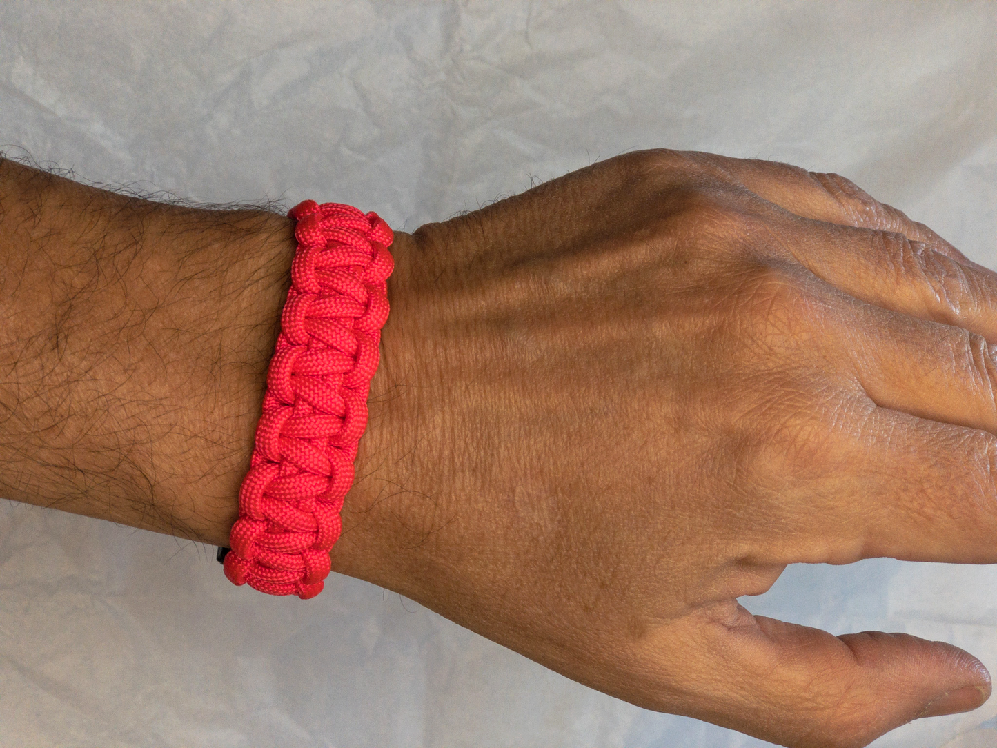 Pulsera Paracord Flamingo Rosado Buckle