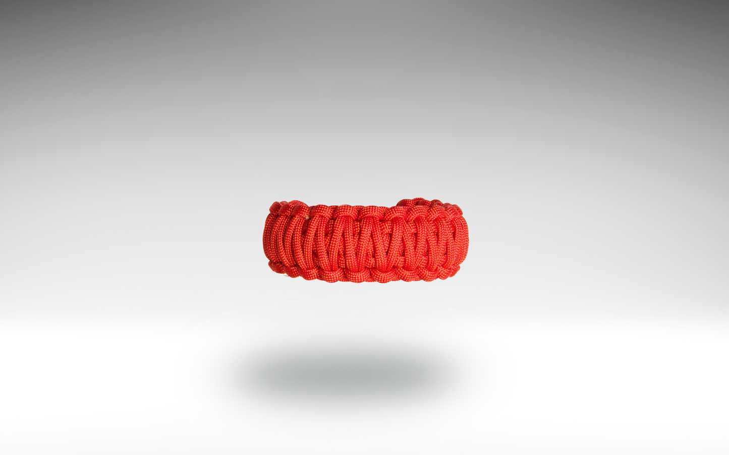 Pulsera Paracord COLOR SCARLET ROJO con cierrre metalico de la colección Paracolor BGC Blakii
