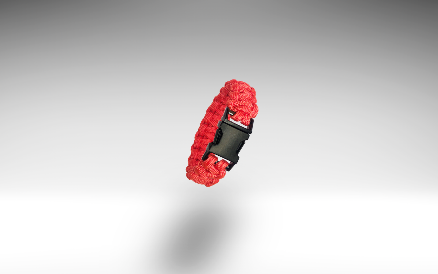 Pulsera Paracord Scarlet Rojo Buckle