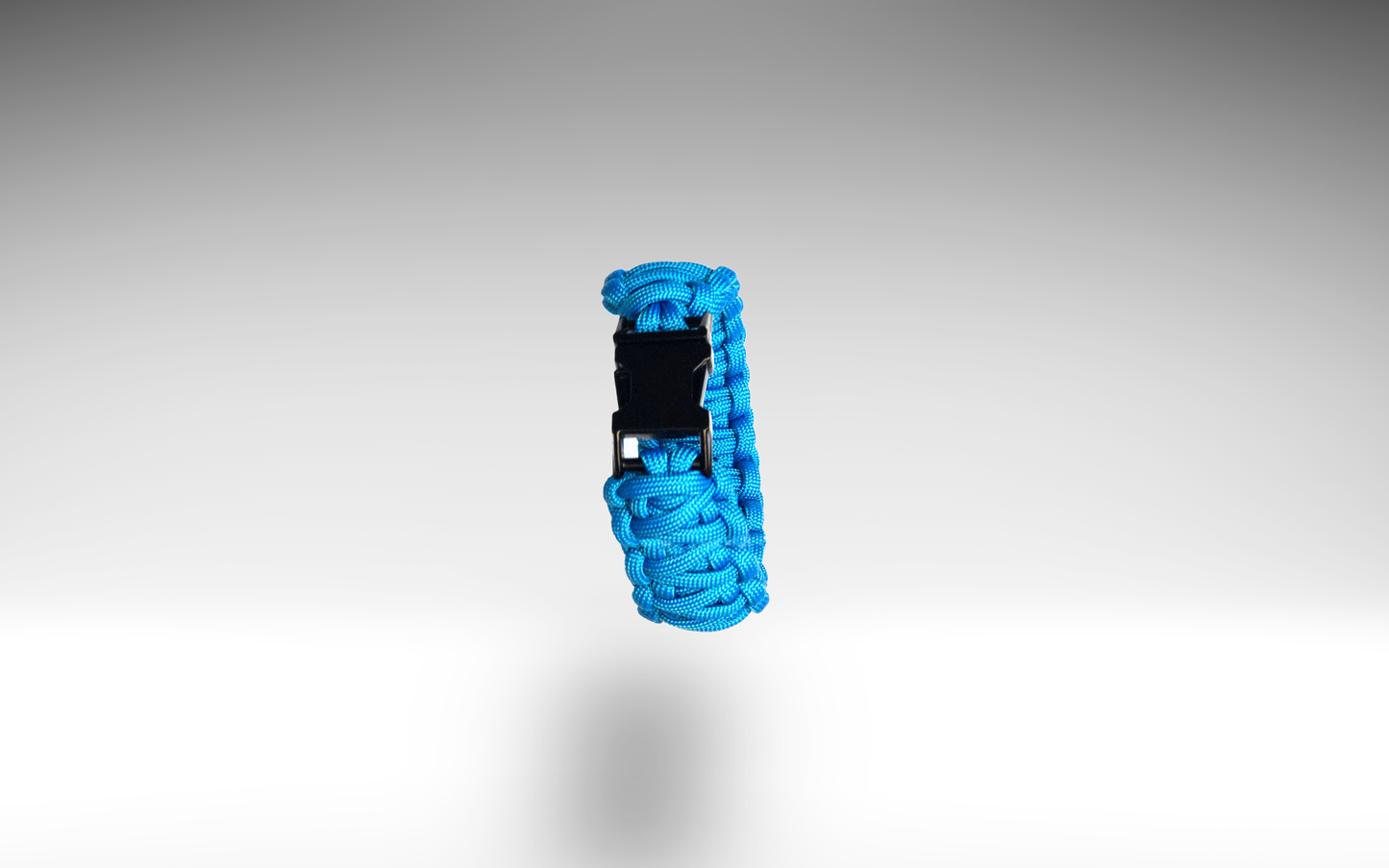 Pulsera Paracord COLOR GREECE BLUE con cierrre metalico de la colección Paracolor BGC Blakii