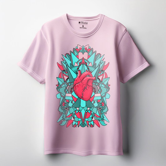 Camiseta Regular Cor Rosa