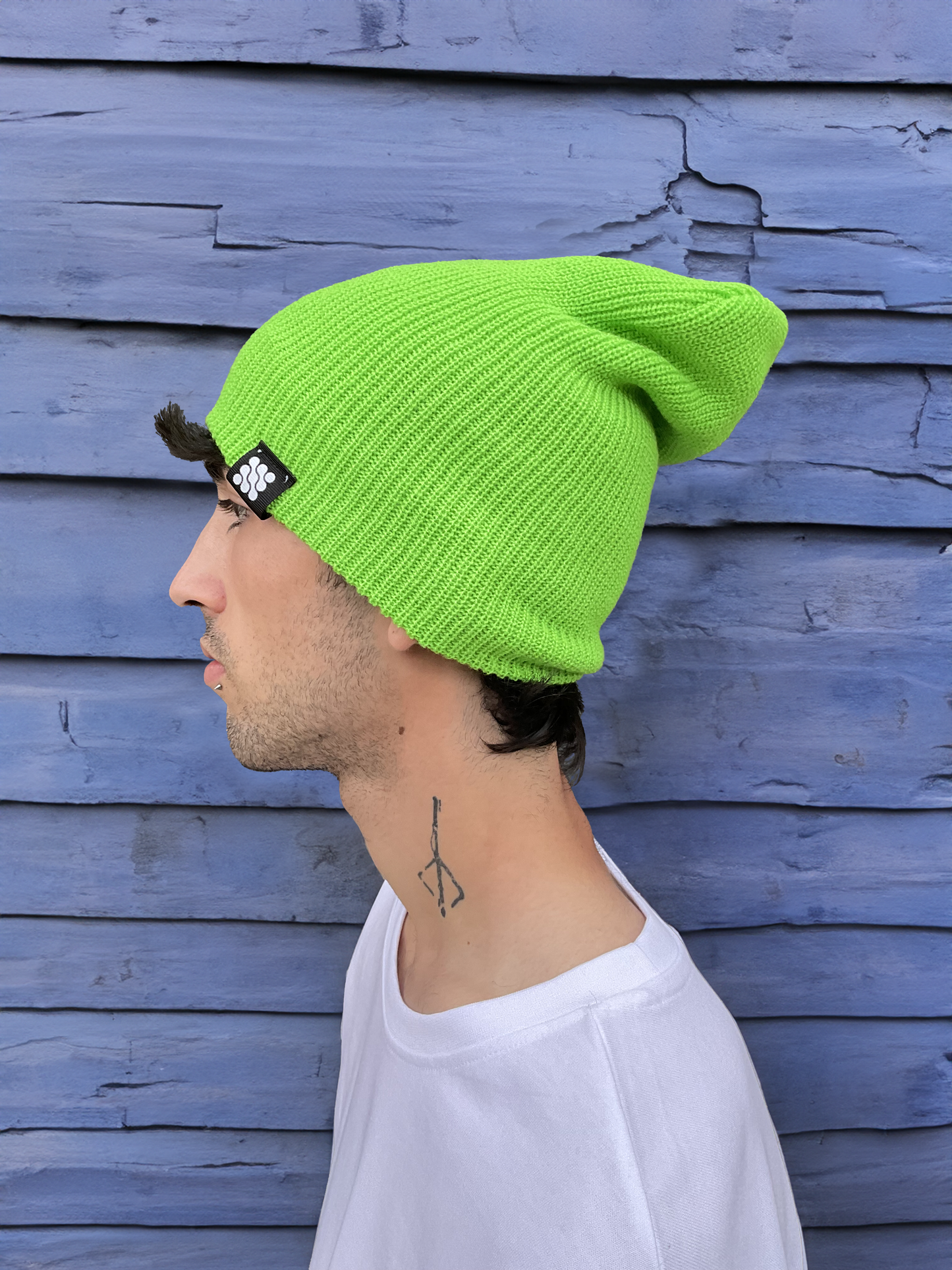 Beanie Verde Fluorescente Blakii