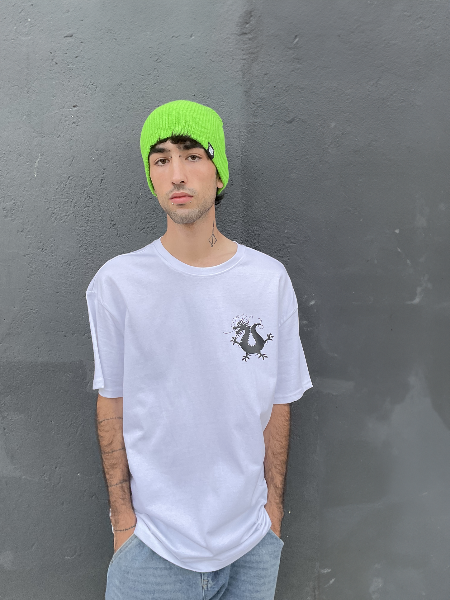 Beanie Verde Fluorescente Blakii