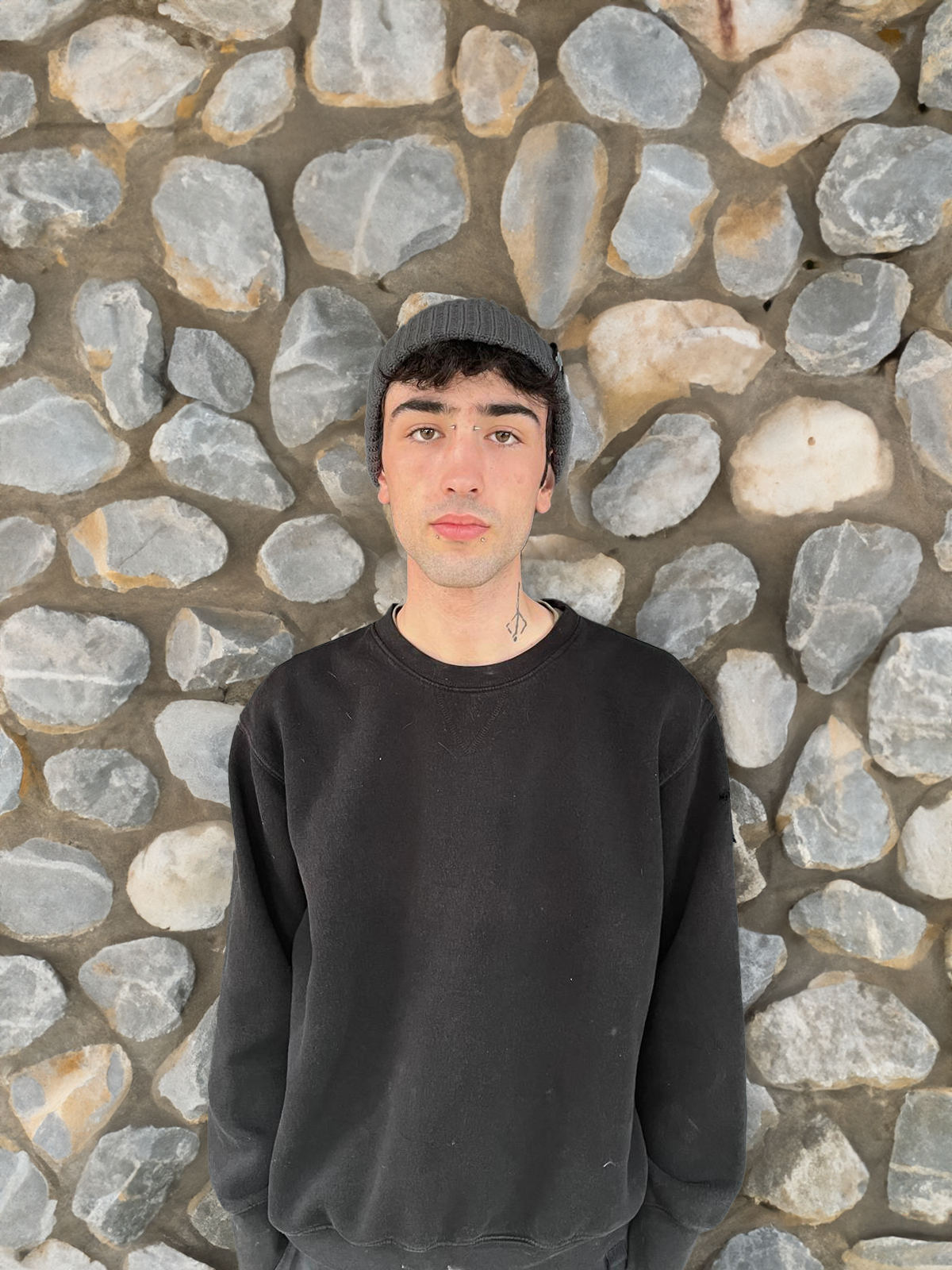 Beanie Fisherman Gris Blakii